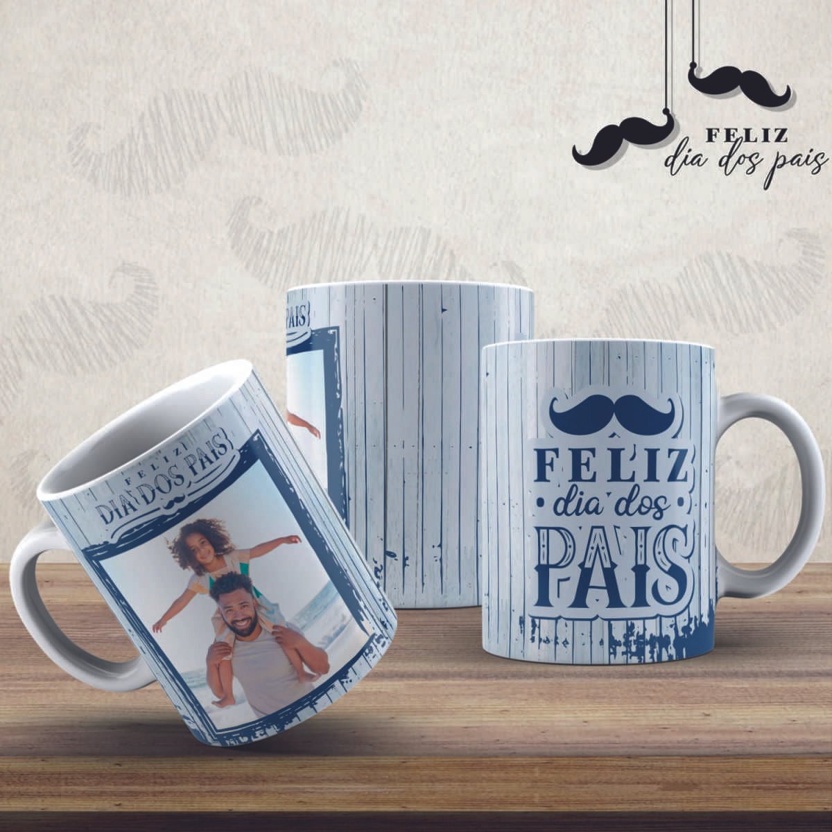 Arte Pack para Canecas Dia dos Pais 03