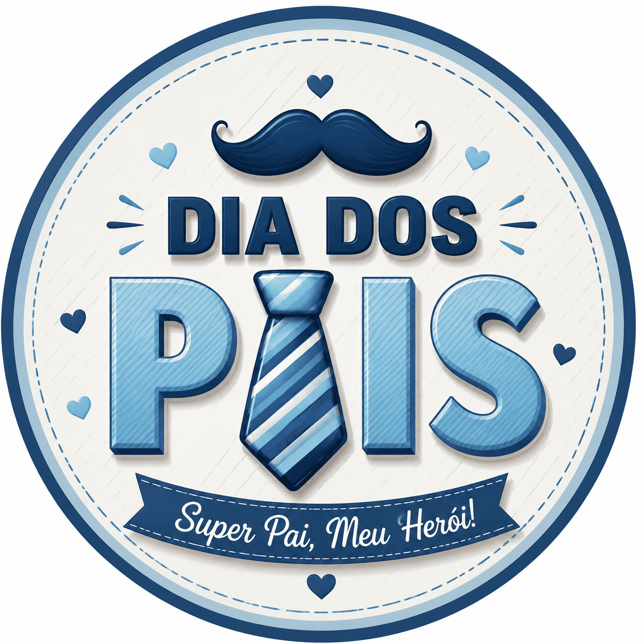 arte para canecas personalizadas Arte para sublimação Dia dos Pais com gravata, bigode e mensagem Super Pai Meu Herói para canecas personalizadas.