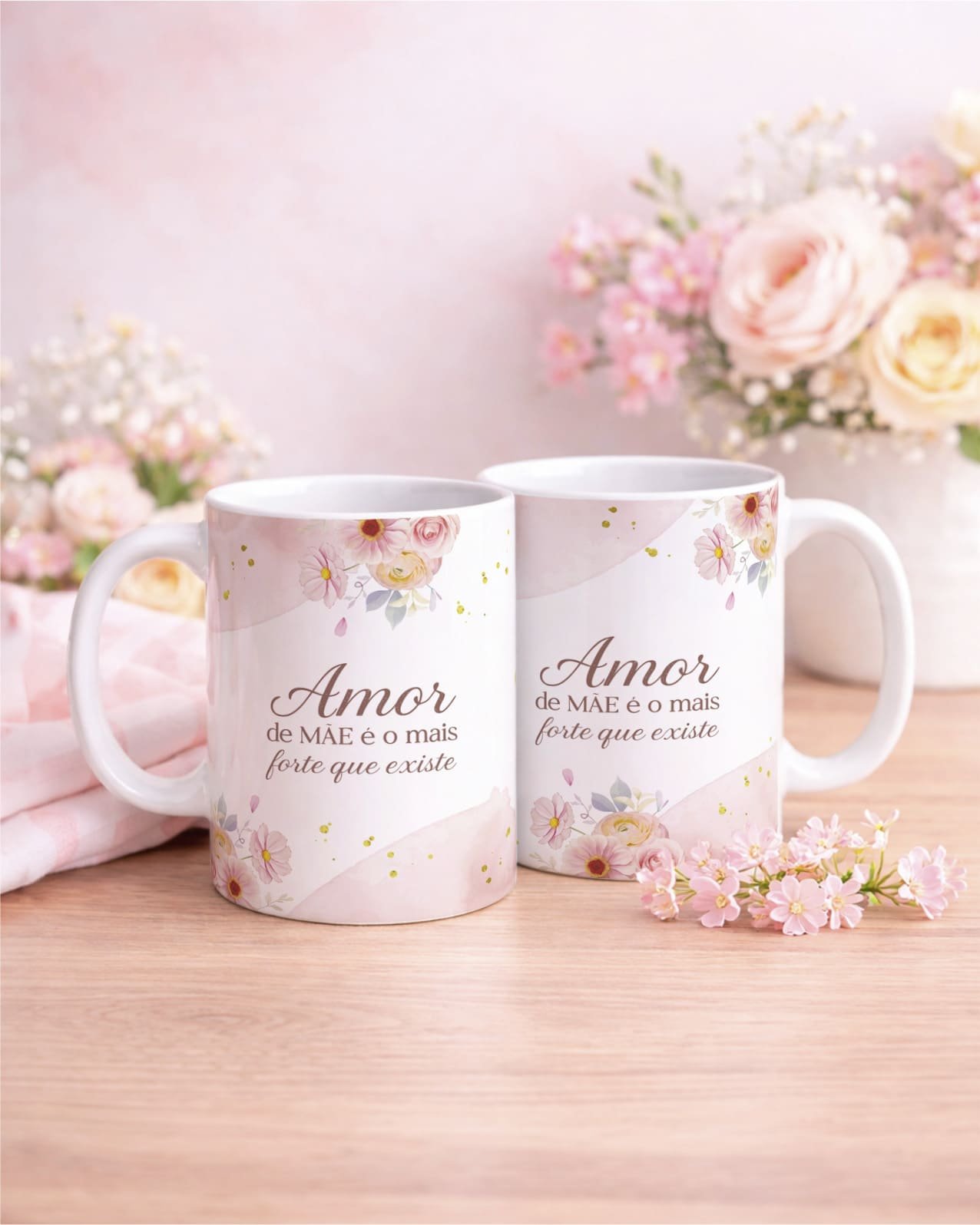 Arte para Dia das Mães Amor Mais Forte Que Existe