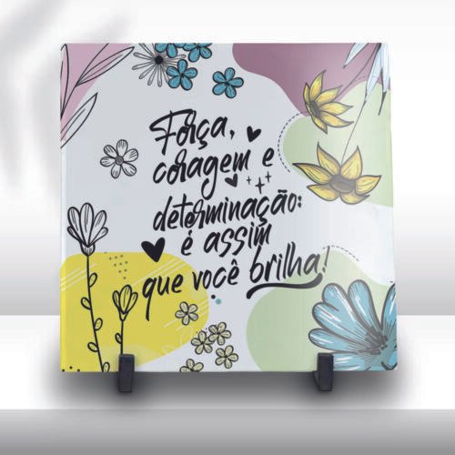 Arte Pack Dia da Mulher Azulejos 01 estampada em azulejo personalizado