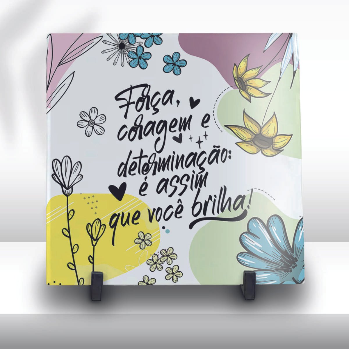 Arte Pack Dia da Mulher Azulejos 01 estampada em azulejo personalizado